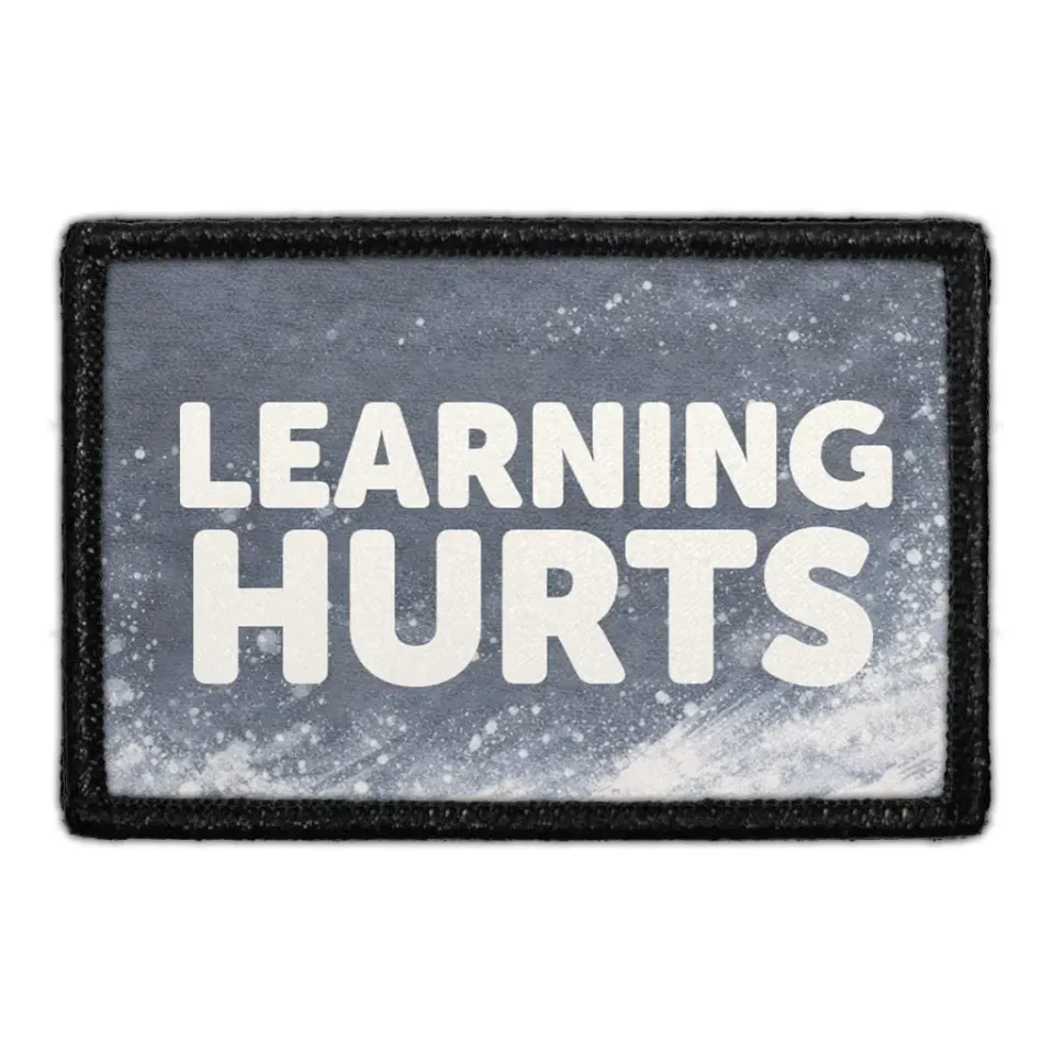 Pull Patch Learning Hurts patch skole humor