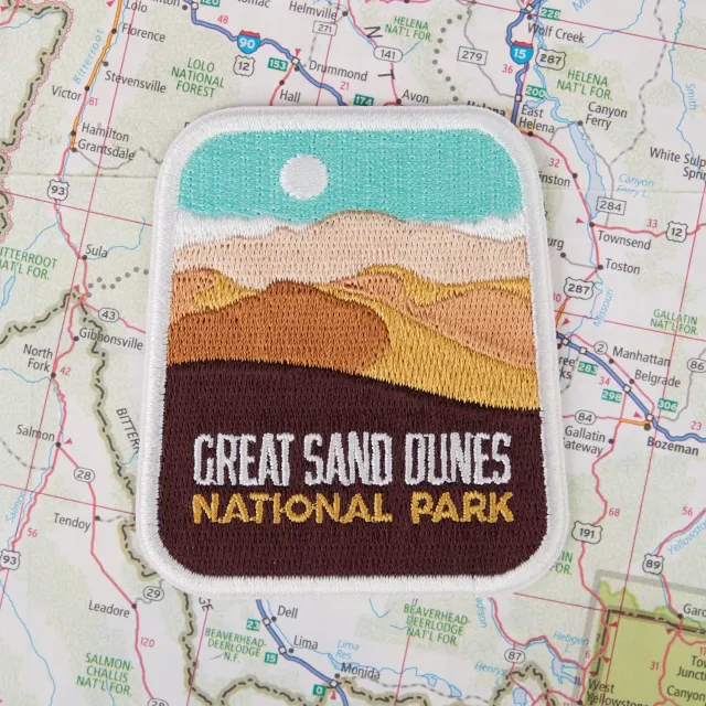 Vagabond Heart Great Sand Dunes strygemærke broderet