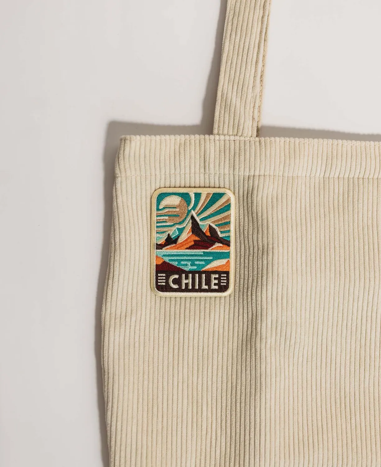 Vagabond Heart Chile strygemærke broderet flag