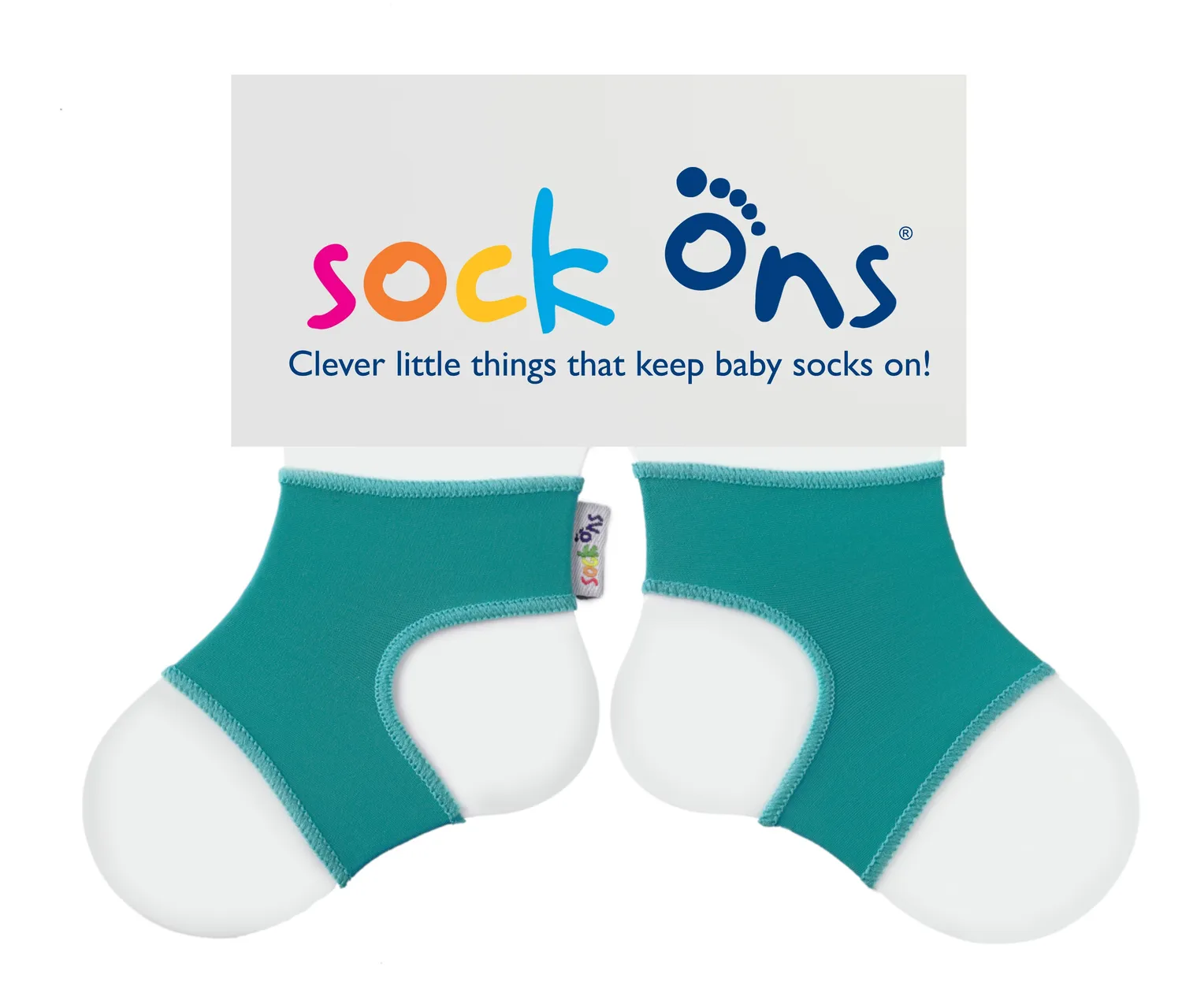 Sock Ons Brights sokkeholder 6-12 mdr rød