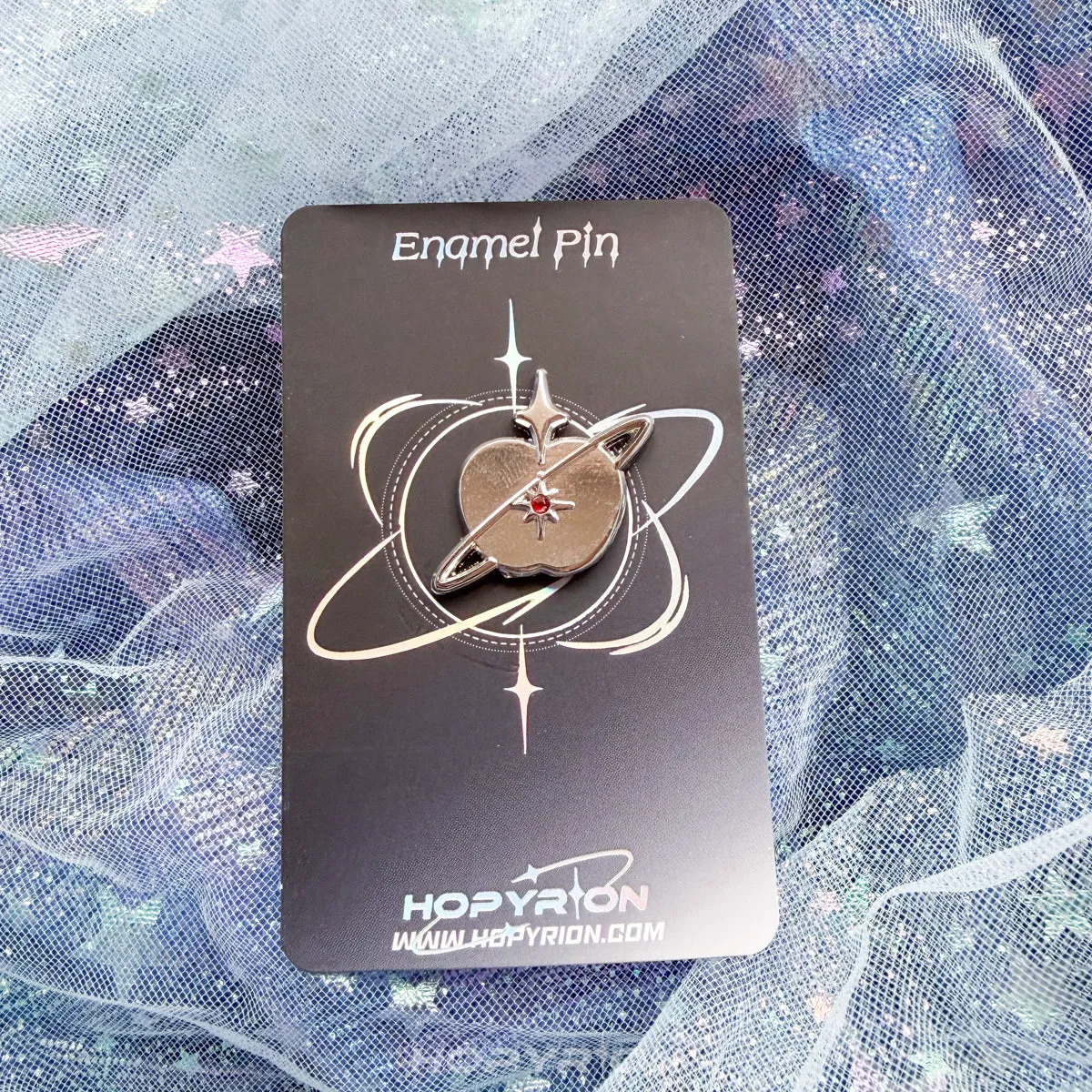 Hopyrion Gravity Apple emaljepin 2 cm nikkel