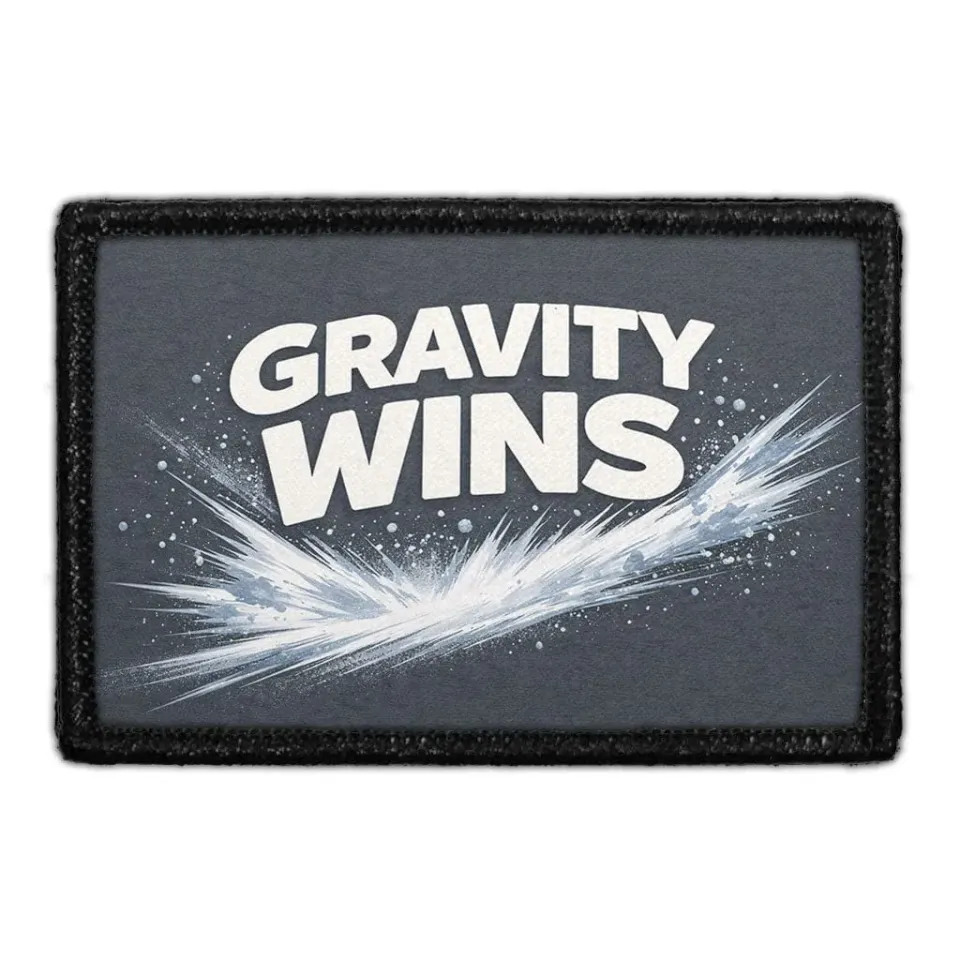Pull Patch Gravity Wins patch velcro skiløb