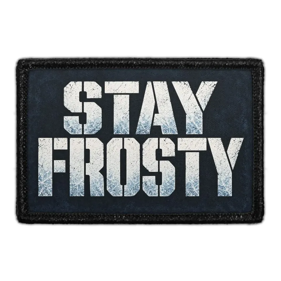 Pull Patch Stay Frosty patch med velcro 3x2