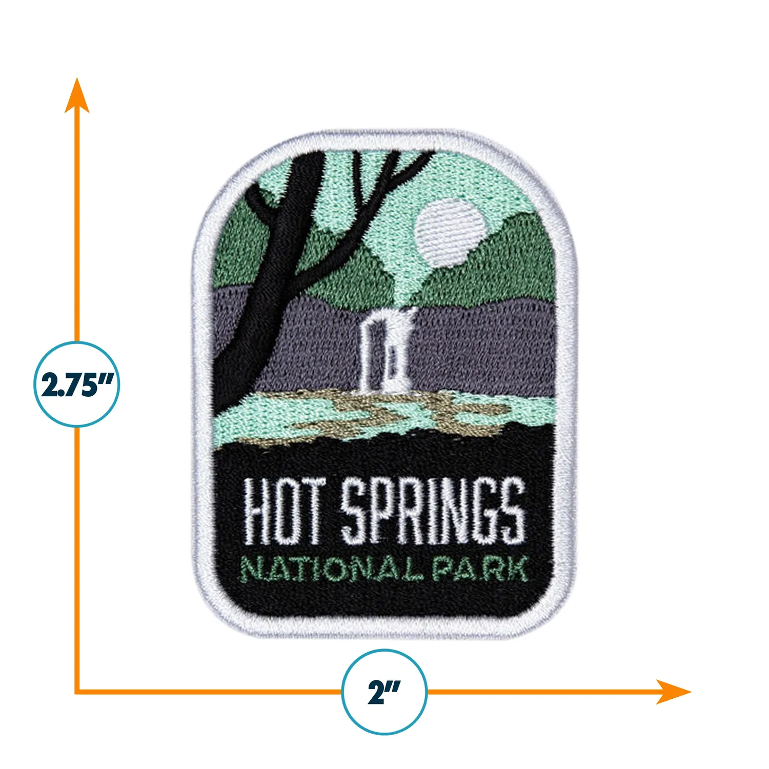 Vagabond Heart Hot Springs National Park strygemærke 70 mm