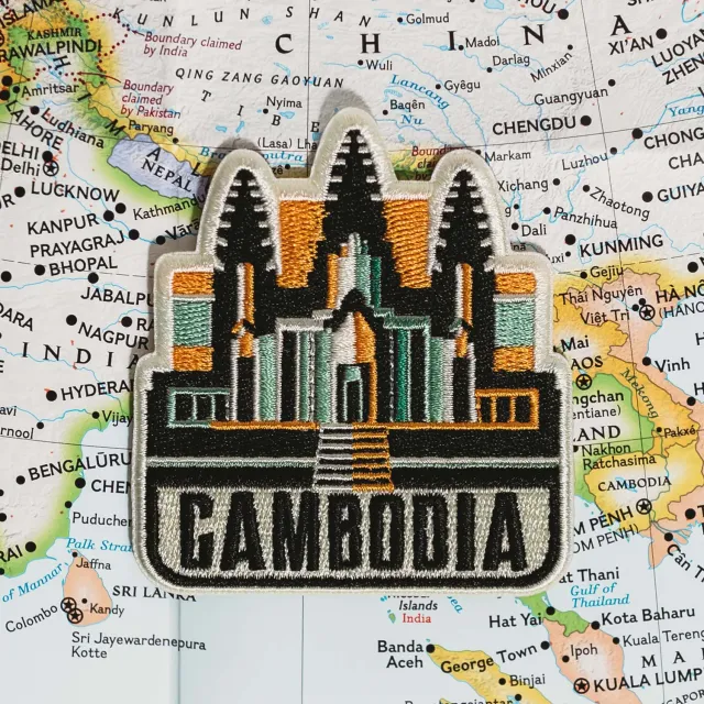 Vagabond Heart Cambodia strygemærke broderet