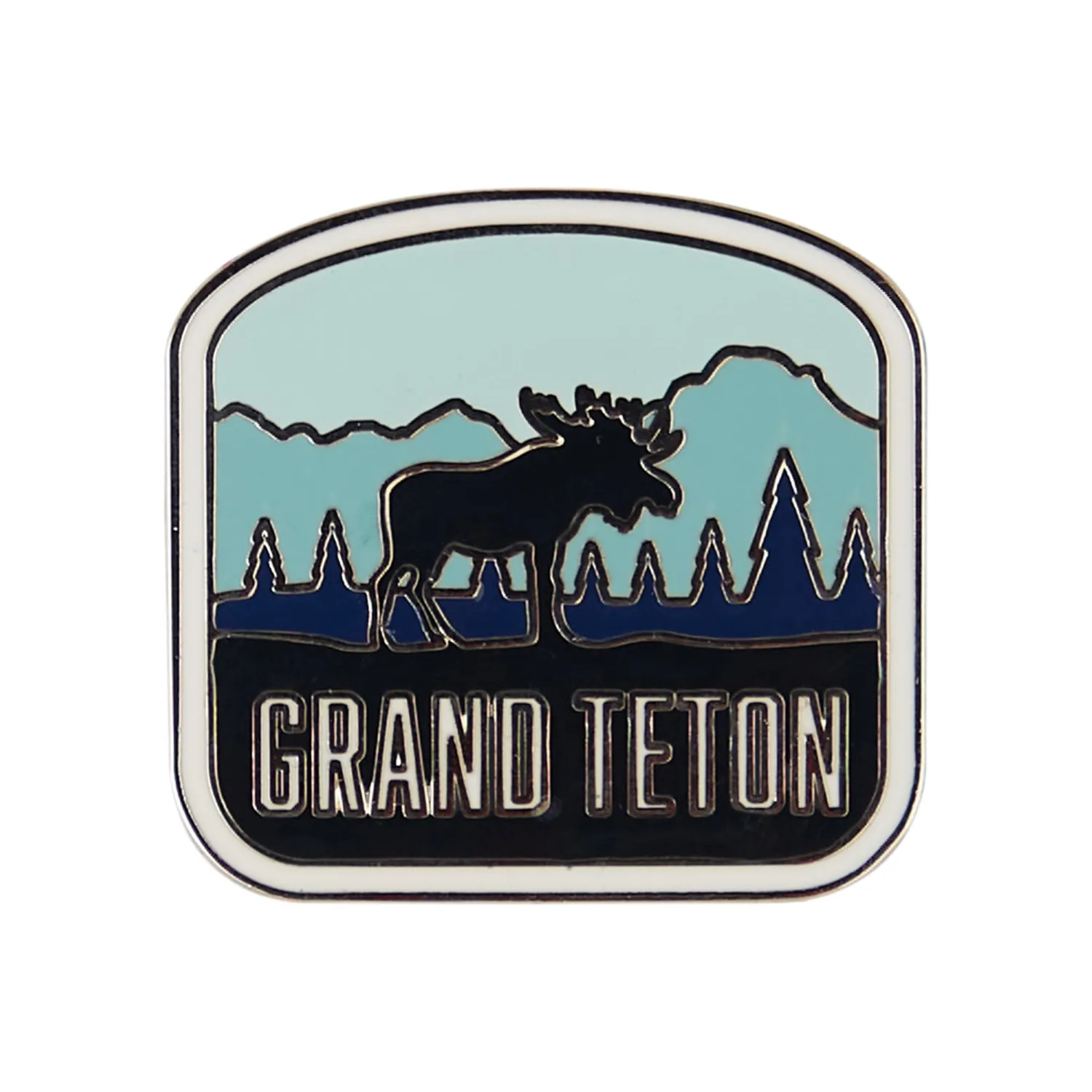Vagabond Heart Grand Teton emaljepin hård emalje