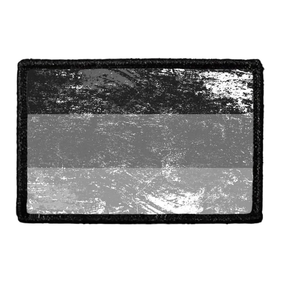 Pull Patch Germany Flag patch med velcro sort-hvid 1 stk