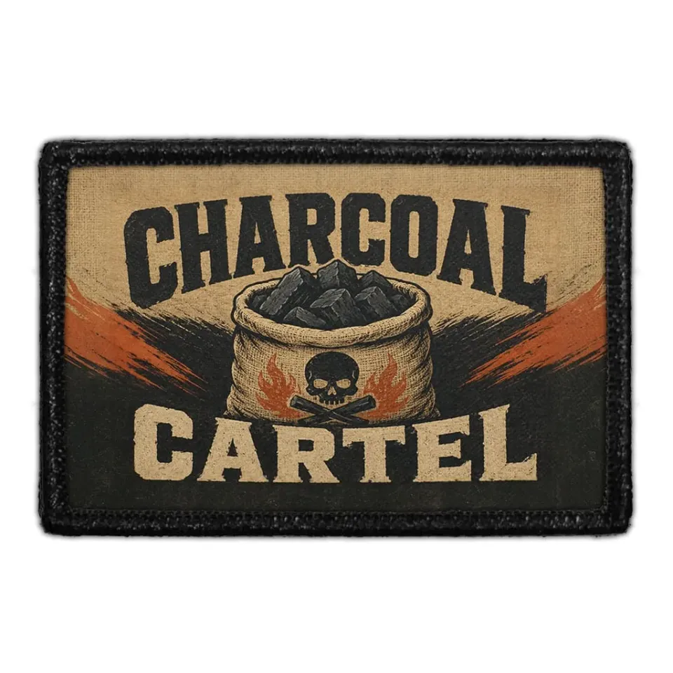 Pull Patch Charcoal Cartel patch 3x2 grill