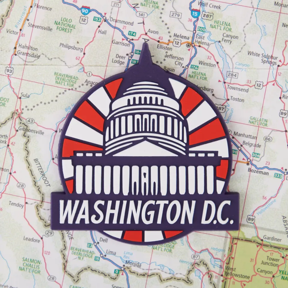 Vagabond Heart Washington DC køleskabsmagnet PVC 1 stk