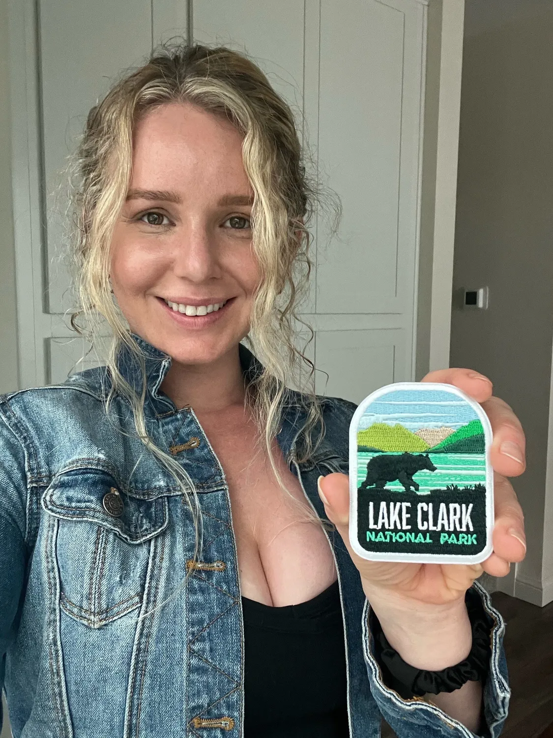 Vagabond Heart Lake Clark strygemærke 70x57 mm broderet