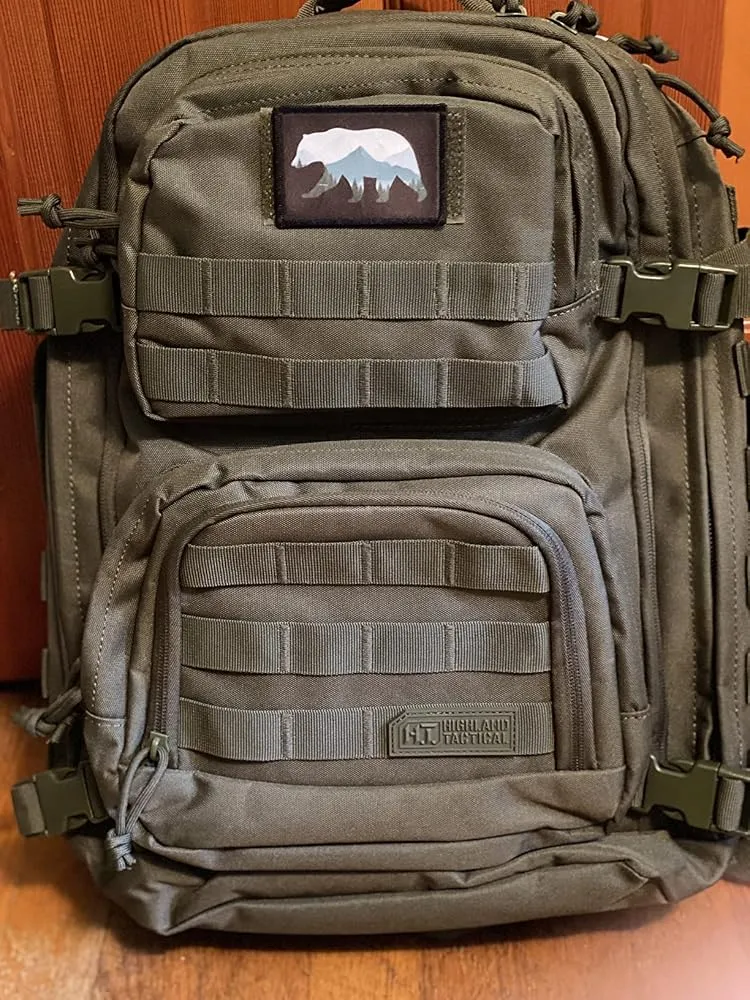 Pull Patch Bear Mountains patch velcro 76x51 mm