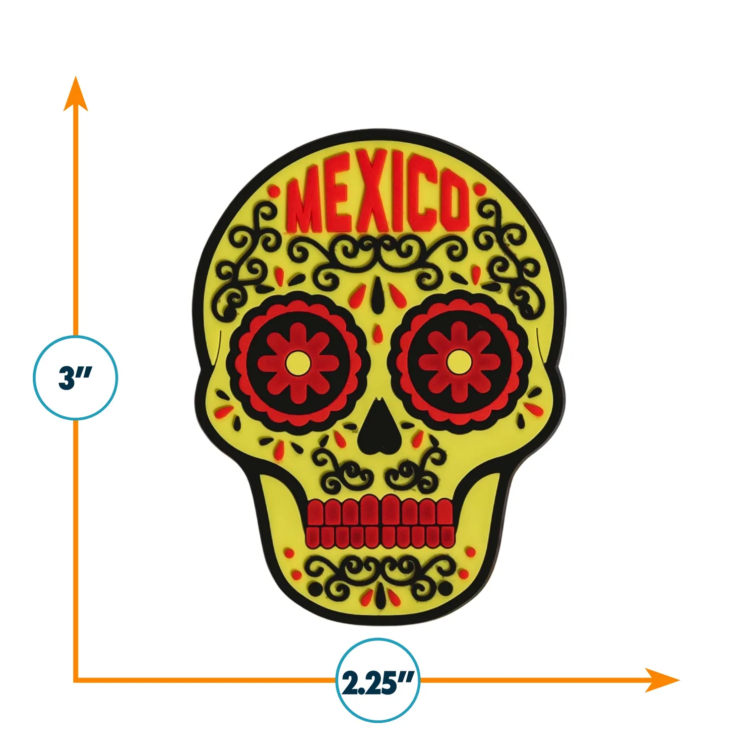 Vagabond Heart Mexico køleskabsmagnet 76x57 mm