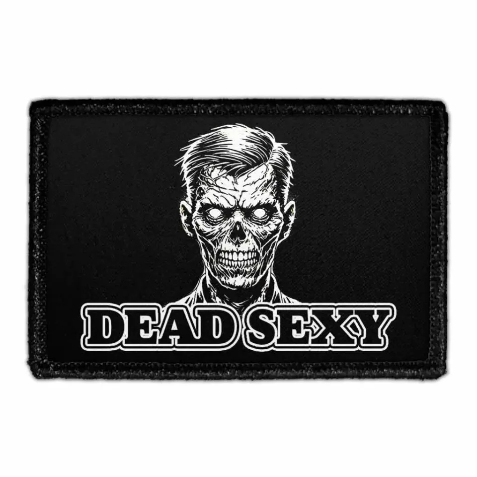 Pull Patch Dead Sexy Zombie patch 3x2 halloween