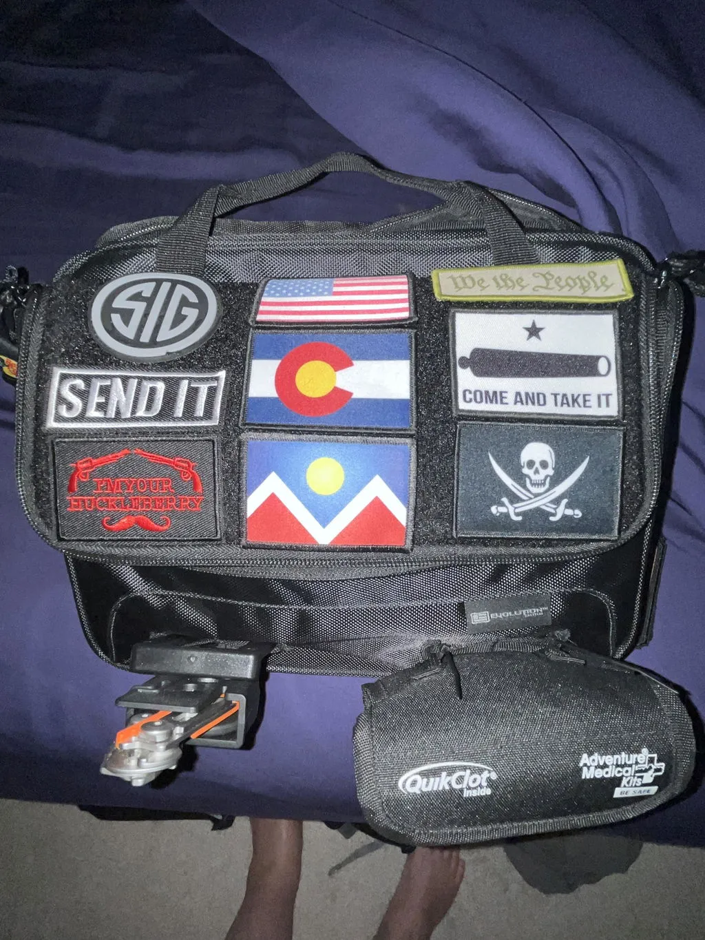 Pull Patch Denver City Flag Color Distressed patch