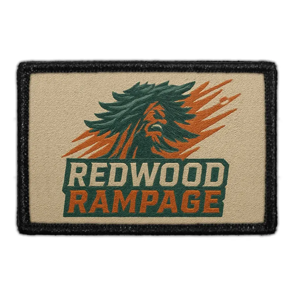 Pull Patch Redwood Rampage patch 3x2 velcro stat