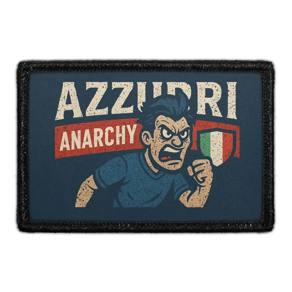 Pull Patch Azzurri Anarchy patch 76x51 mm Italien