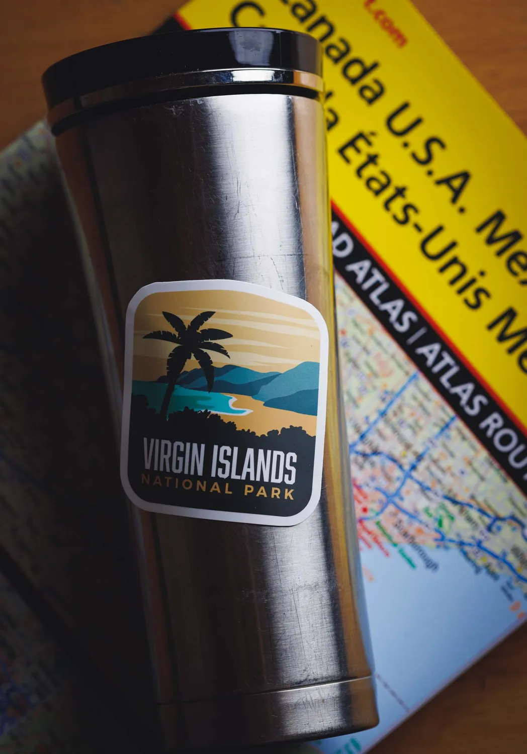 Vagabond Heart Virgin Islands klistermærke park