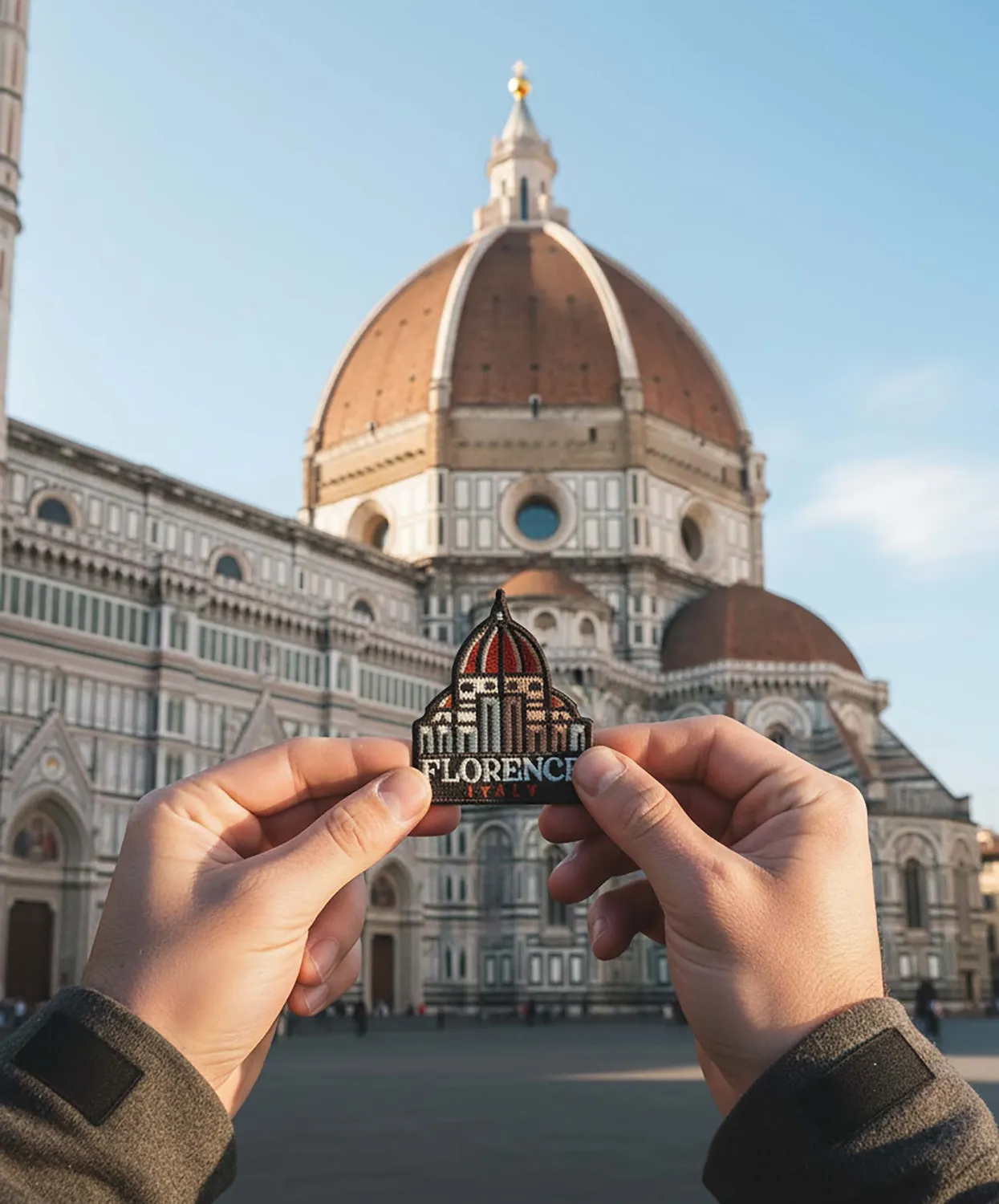 Vagabond Heart Florence Italy strygemærke 70x64 mm