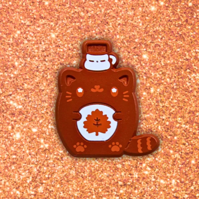 Appleminte Meowple Syrup emaljepin 25 mm guld