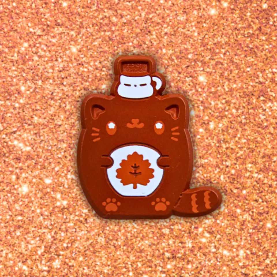 Appleminte Meowple Syrup emaljepin 25 mm guld