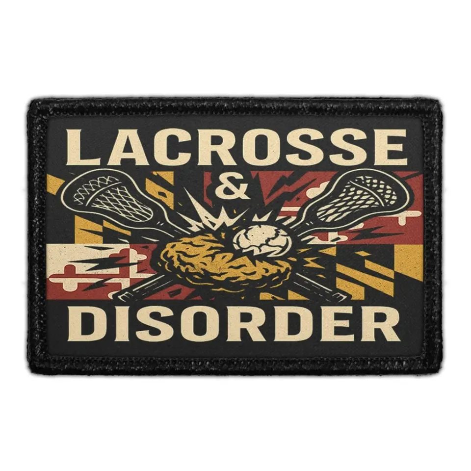 Pull Patch Lacrosse & Disorder patch med velcro