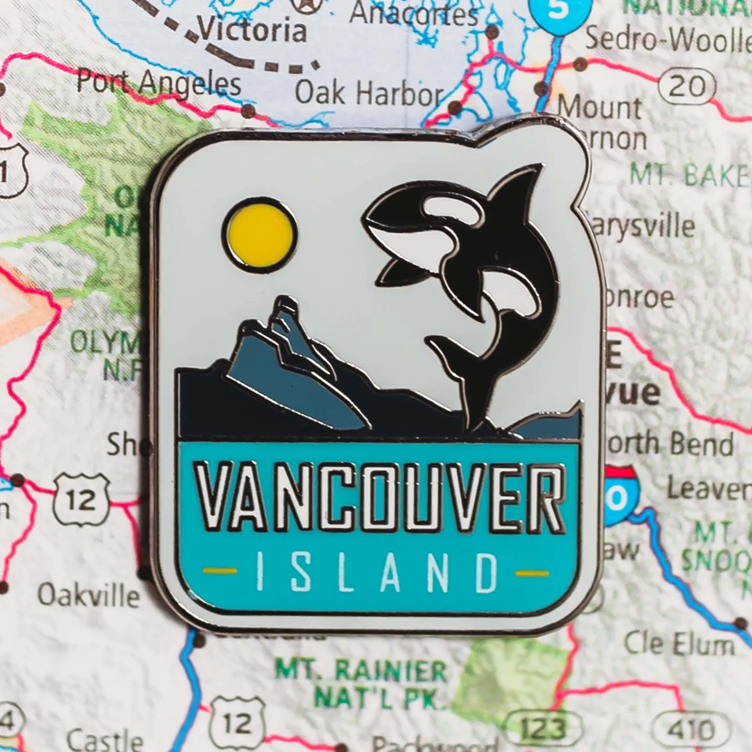 Vagabond Heart Vancouver Island emalje pin Canada