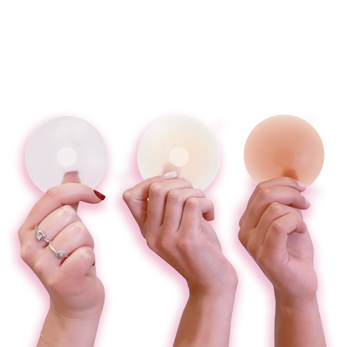 Booby Tape Silicone Nipple Covers nippelcovers Clear genanvendelige