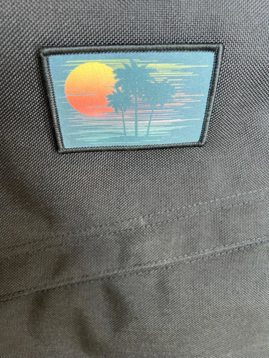 Pull Patch Moon Wave patch velcro månemotiv