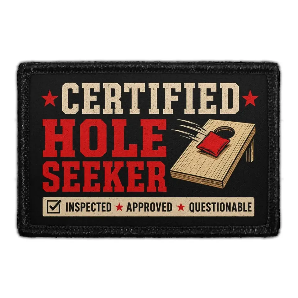 Pull Patch Certified Hole Seeker patch 76 mm cornhole