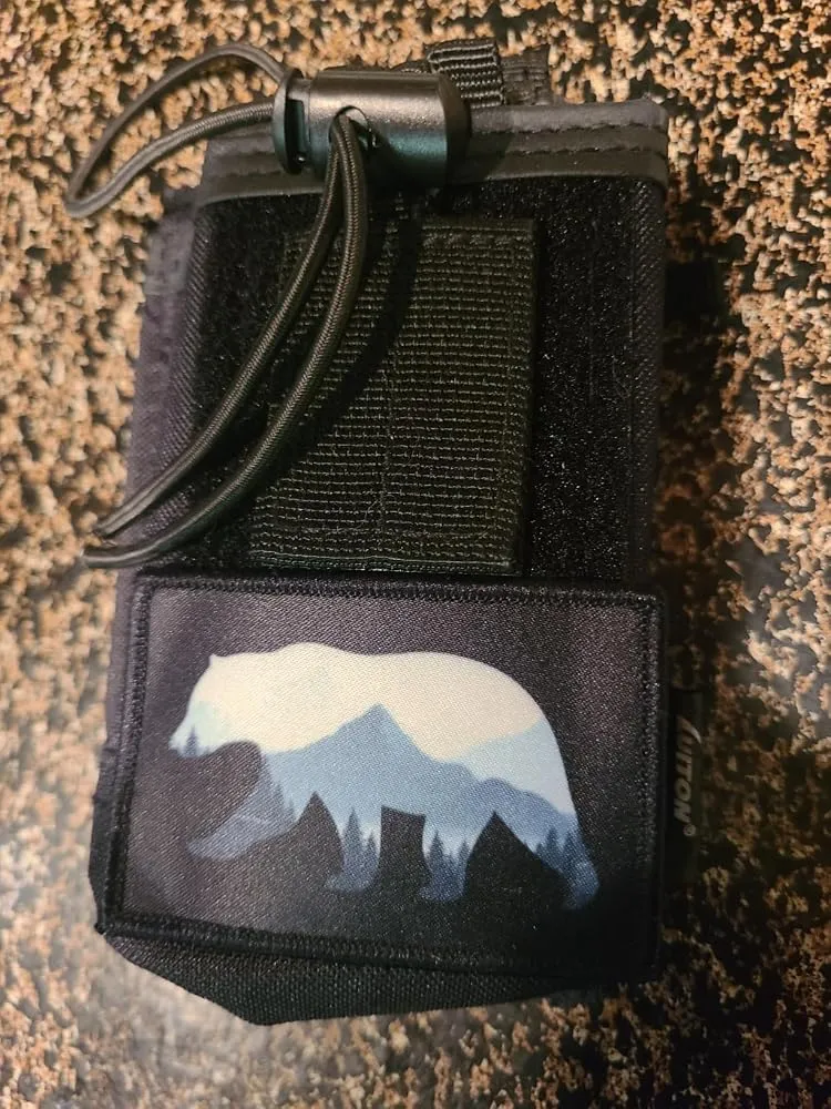 Pull Patch Bear Mountains patch velcro 76x51 mm