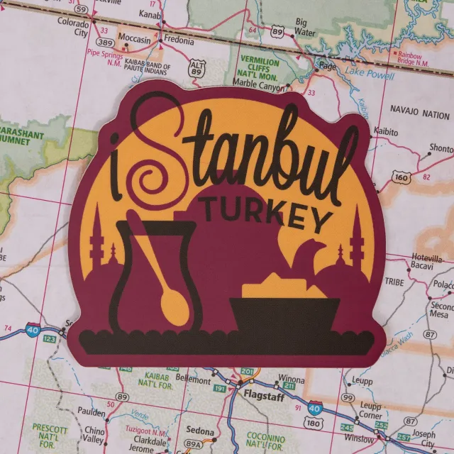 Vagabond Heart Istanbul Türkiye sticker vejrbestandig