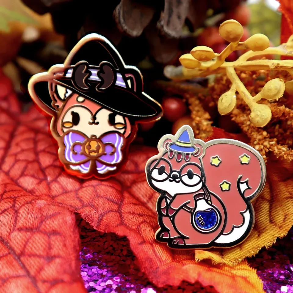 Appleminte Willow & Nutmeg halloween pinsæt 2 stk