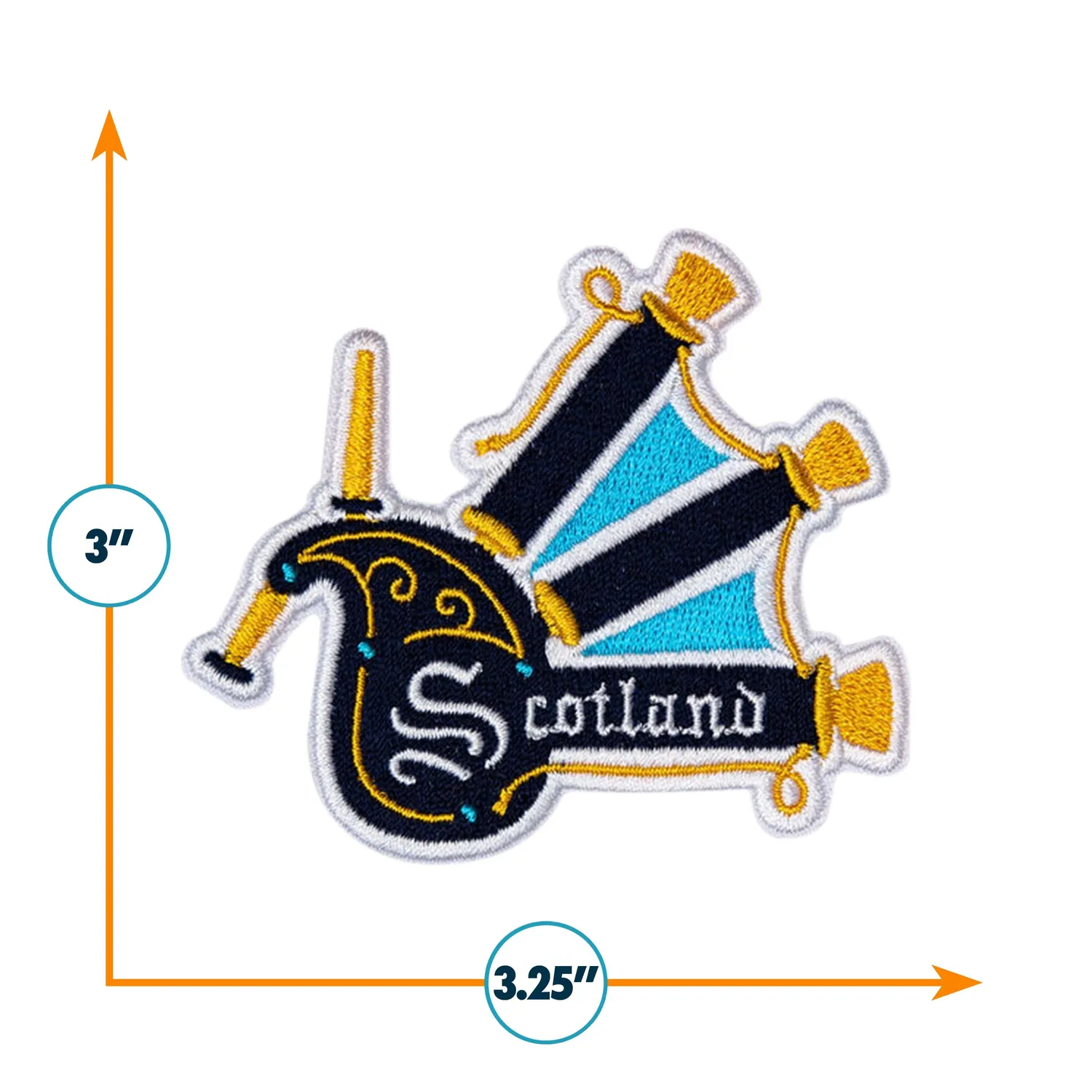 Vagabond Heart Scotland patch strygemærke souvenir