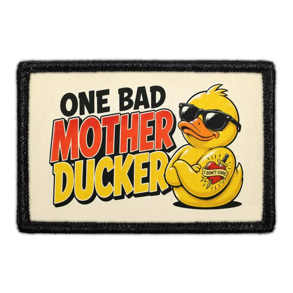 Pull Patch One Bad Mother Ducker patch velcro