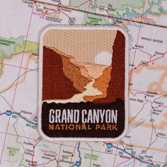 Vagabond Heart Grand Canyon National Park strygemærke broderi