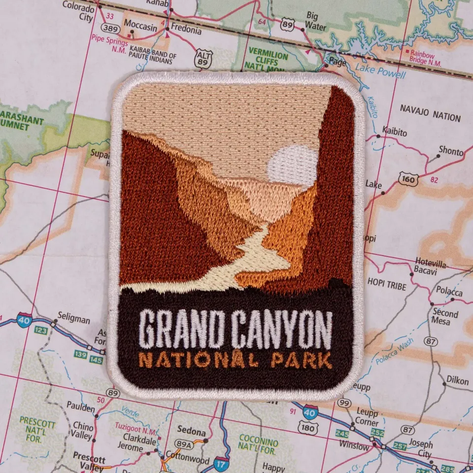 Vagabond Heart Grand Canyon National Park strygemærke broderi