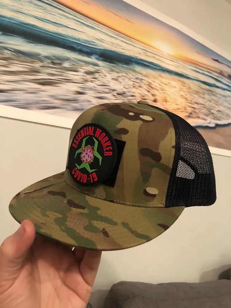 Pull Patch Multicam kasket Camo Sort snapback