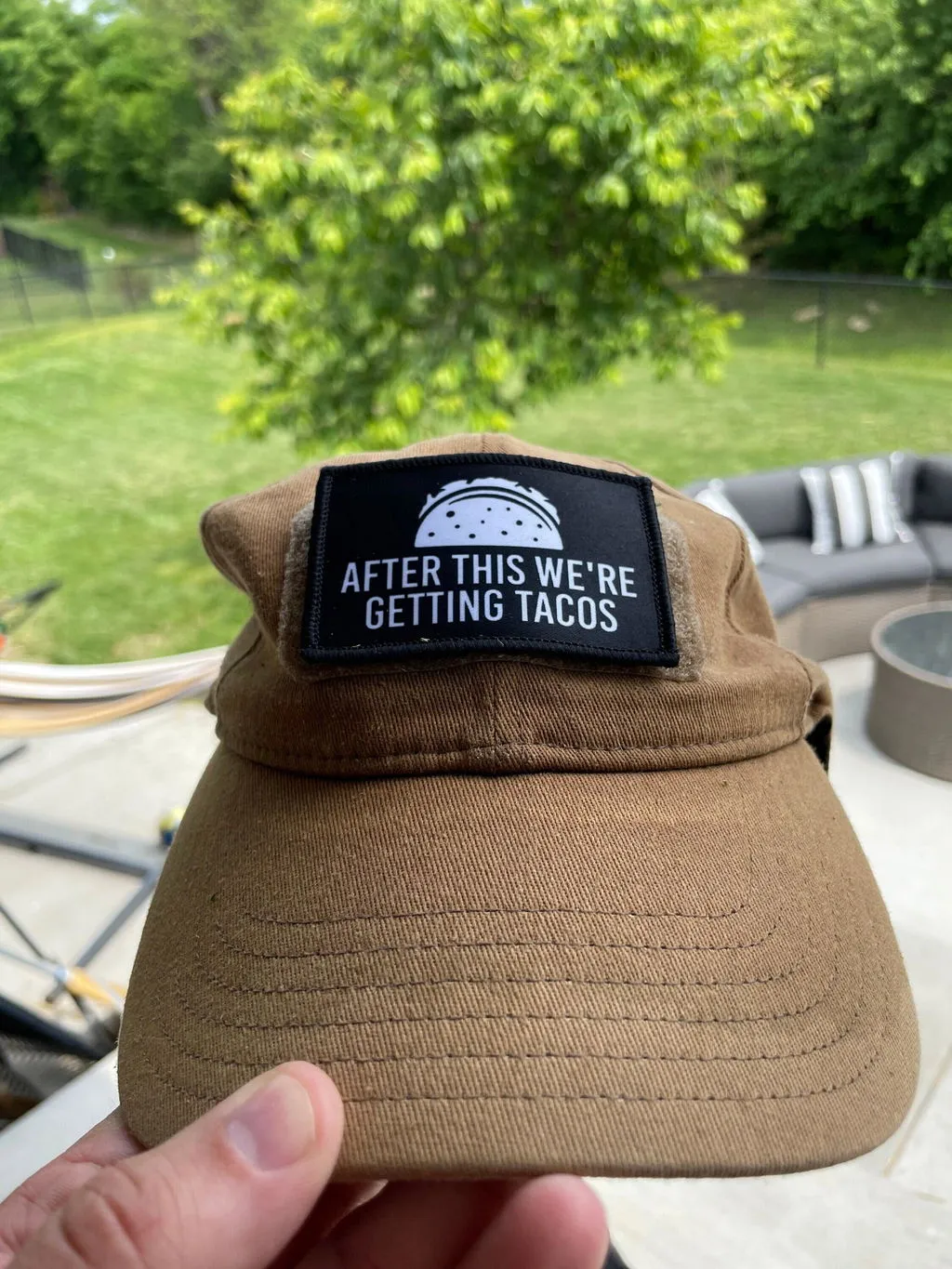 Pull Patch After This We're Getting Hot Wings patch 76mm velcro