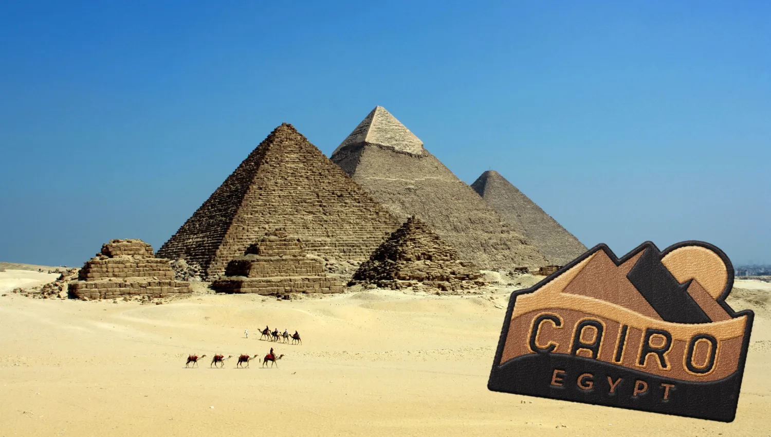 Vagabond Heart Cairo vinyl klistermærke pyramide