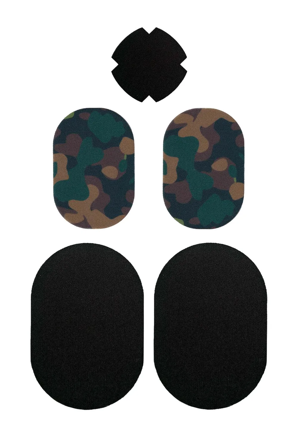 FabPatch Polku lapper 5 stk sort camo