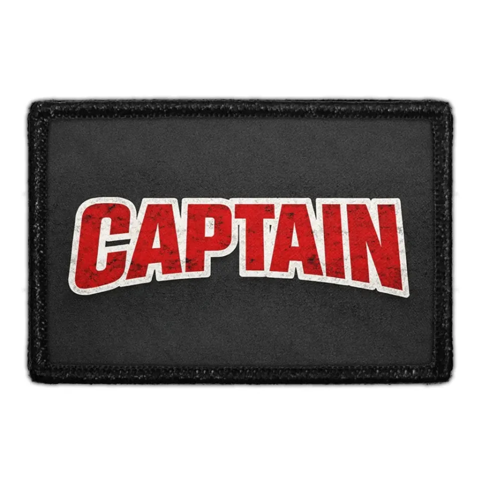 Pull Patch Captain patch 76x51 mm brandmand velcro