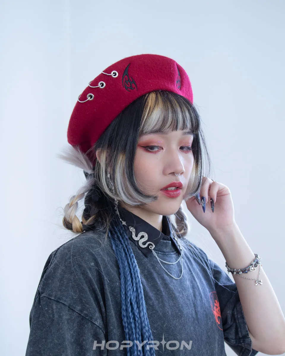Hopyrion Winged Heart baret uld 56-60 cm