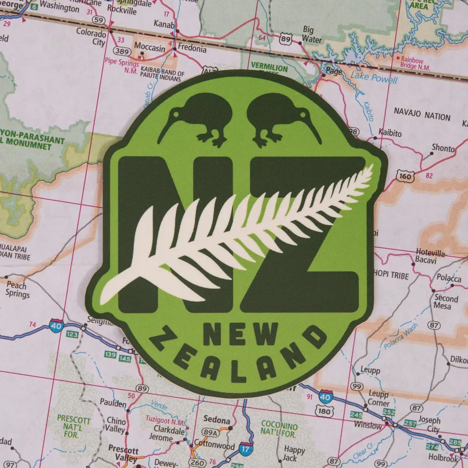 Vagabond Heart New Zealand klistermærke bregne