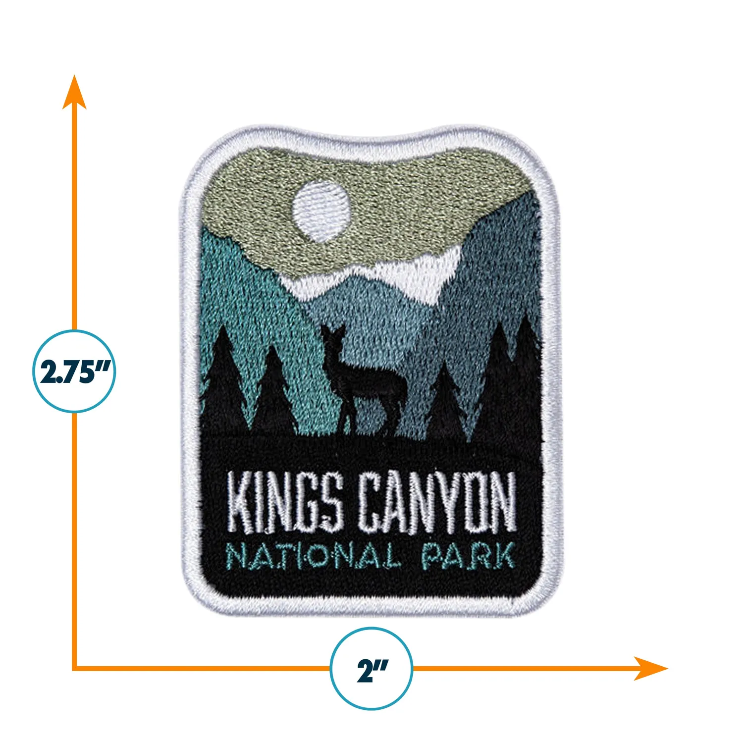 Vagabond Heart Kings Canyon strygemærke 2,75"