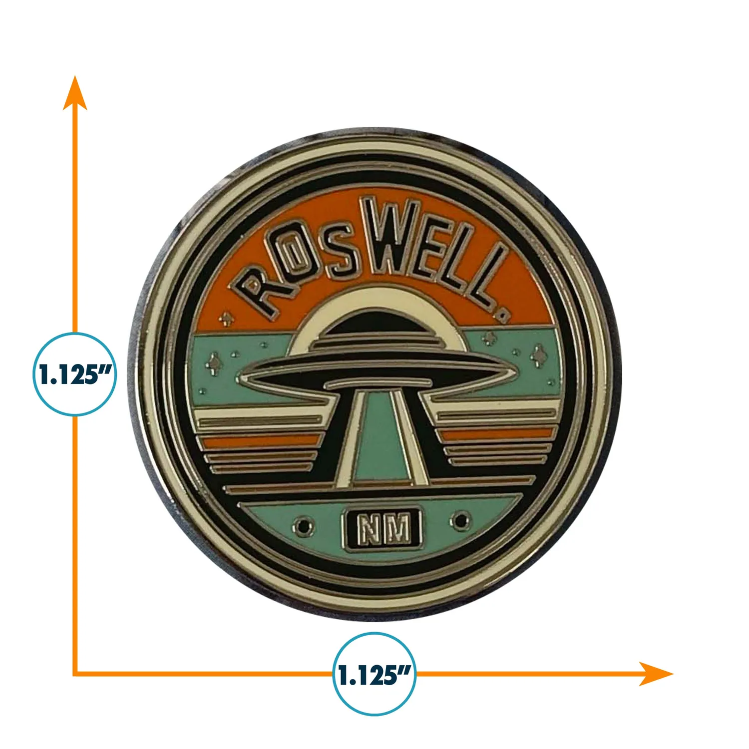 Vagabond Heart Roswell NM emaljepin ufo