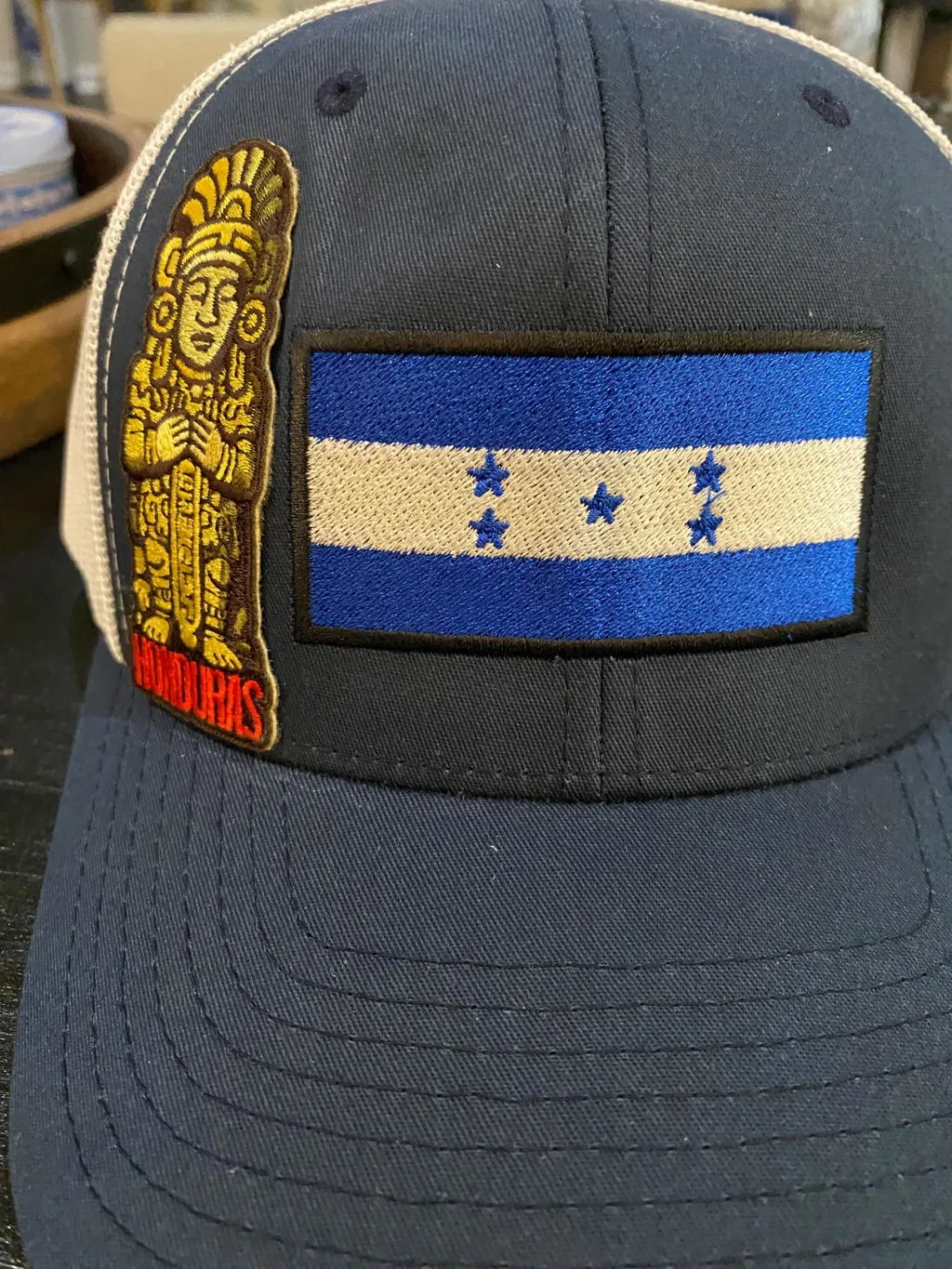 Vagabond Heart Honduras strygemærke smalt broderi