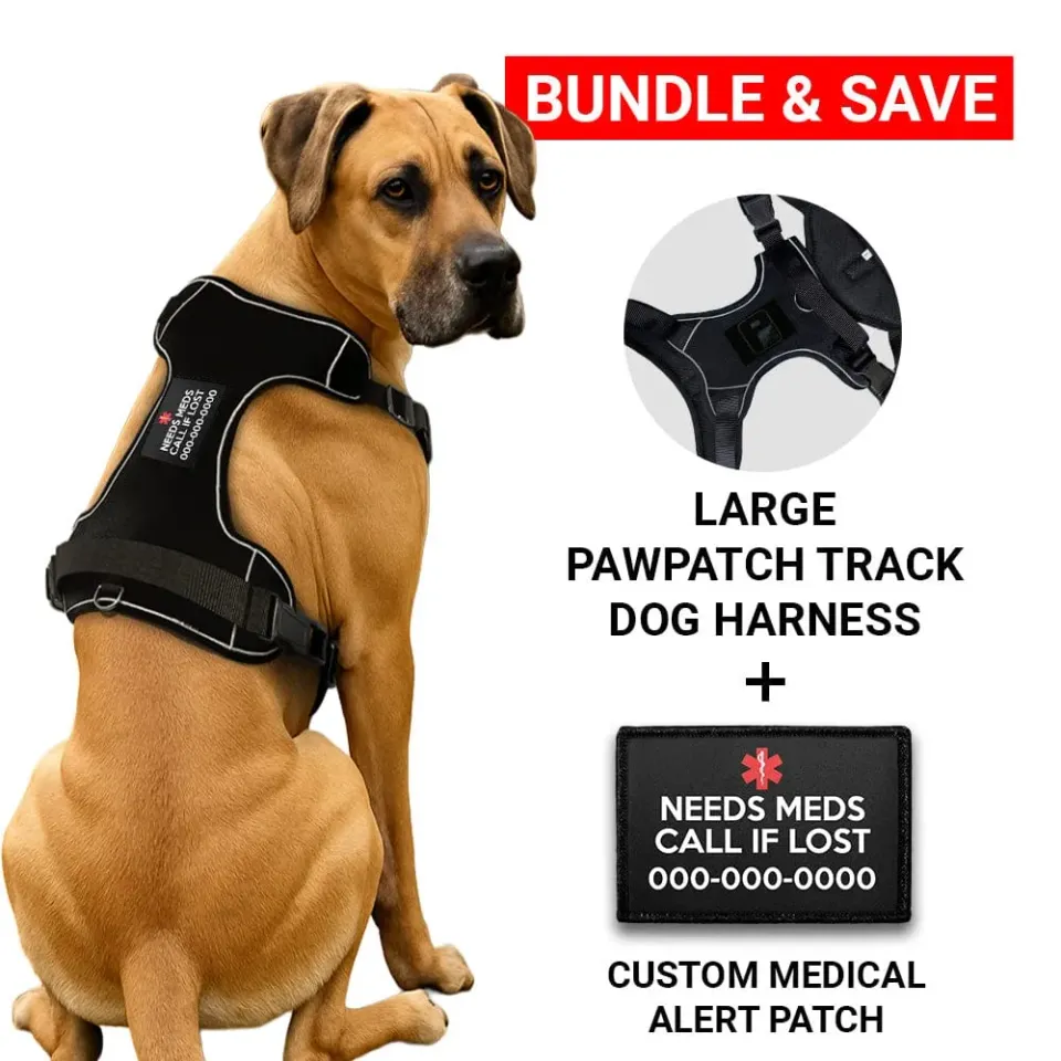 Pull Patch PawPatch Track hundesele sæt large custom