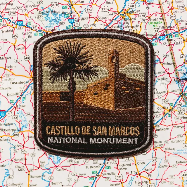 Vagabond Heart Castillo De San Marcos patch broderet