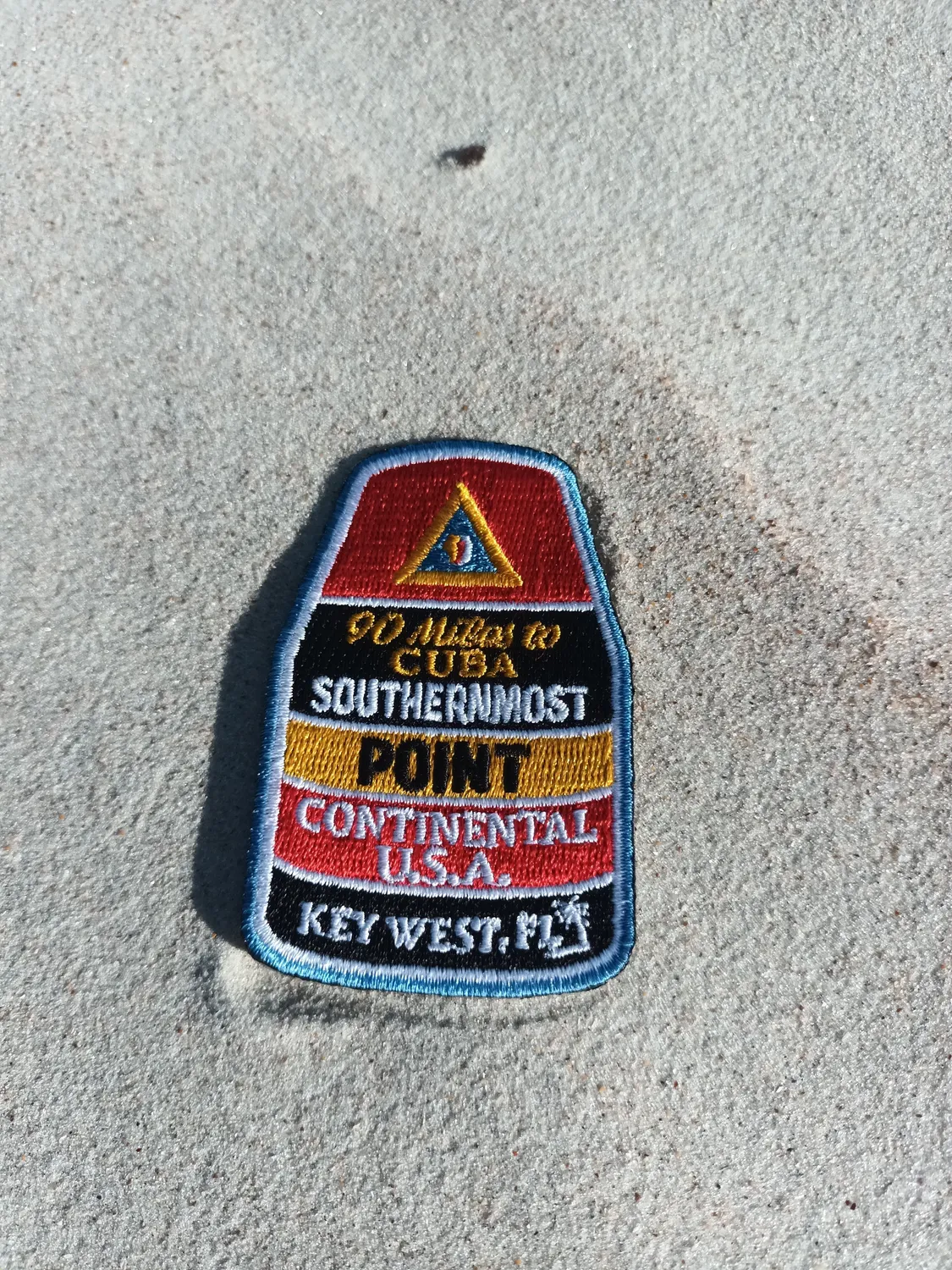 Vagabond Heart Key West Florida strygemærke – 3D broderi