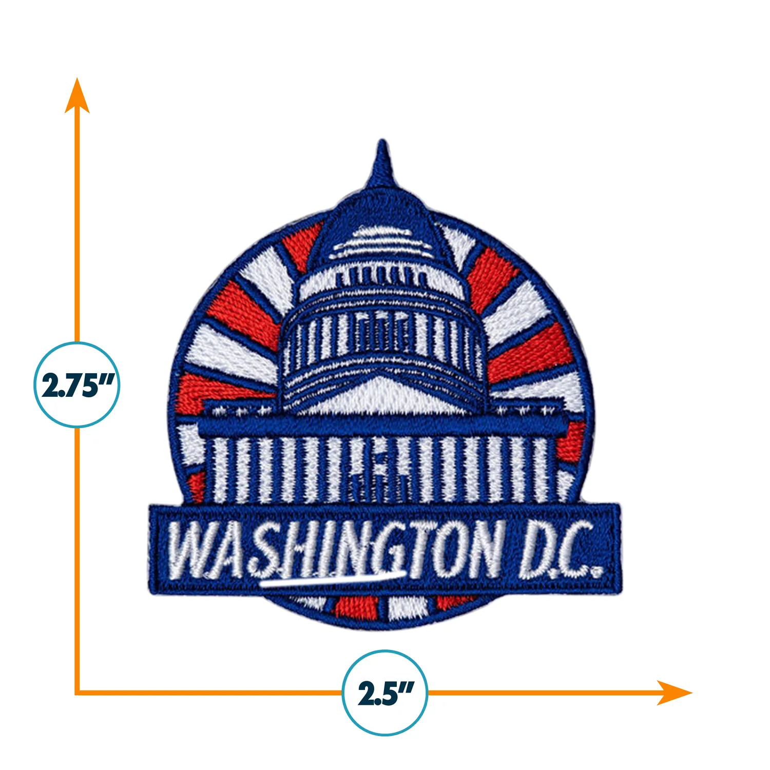 Vagabond Heart Washington DC patch strygemærke 3D